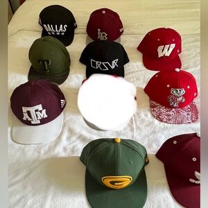 🔥 Men’s Hat Bundle | Snapbacks & Fitted | Adidas, NFL, NCAA, CRSVR